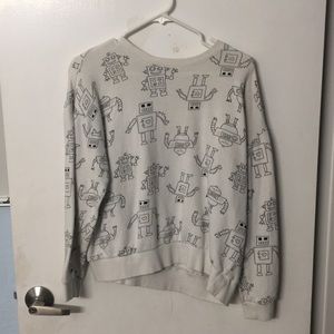 Forever 21 Robot Sweater